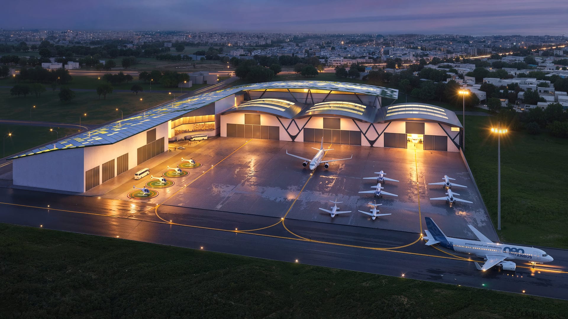 Airside operations at EAN terminal